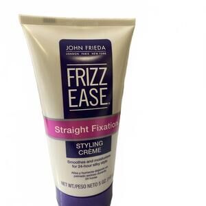 John Frieda 24 Hour Silky Style Frizz-Ease Straight Fixation Styling Cream 5 Oz